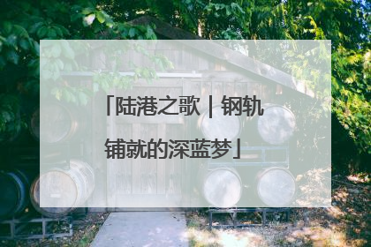 陆港之歌｜钢轨铺就的深蓝梦