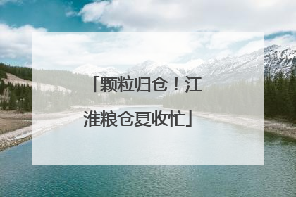 颗粒归仓！江淮粮仓夏收忙
