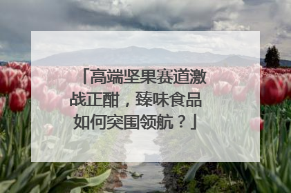 高端坚果赛道激战正酣，臻味食品如何突围领航？