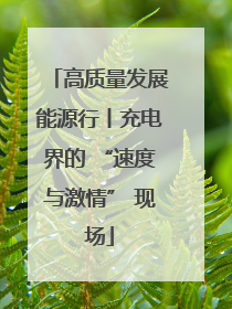 高质量发展能源行丨充电界的 “速度与激情” 现场