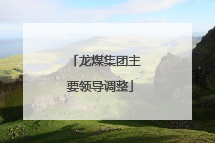 龙煤集团主要领导调整