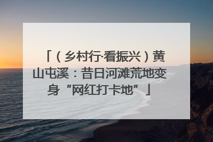 （乡村行·看振兴）黄山屯溪：昔日河滩荒地变身“网红打卡地”