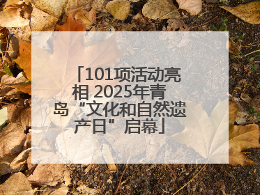 101项活动亮相 2025年青岛“文化和自然遗产日”启幕
