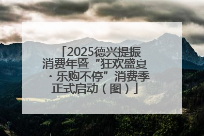 2025德兴提振消费年暨“狂欢盛夏・乐购不停”消费季正式启动（图）