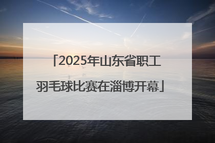 2025年山东省职工羽毛球比赛在淄博开幕