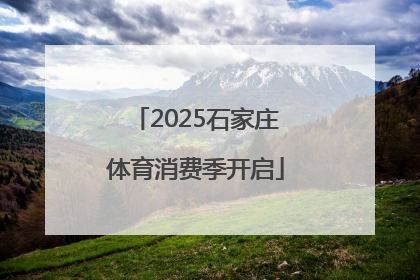 2025石家庄体育消费季开启
